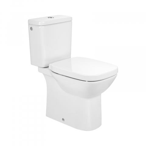 Vase WC - Vas WC pe pardoseala, Rimless, cu evacuare dubla Debba Roca