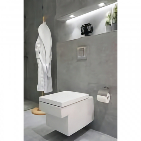 Vas WC Grohe Cube Ceramic, suspendat, Rimless, TripleVortex, PureGuard alb [3]