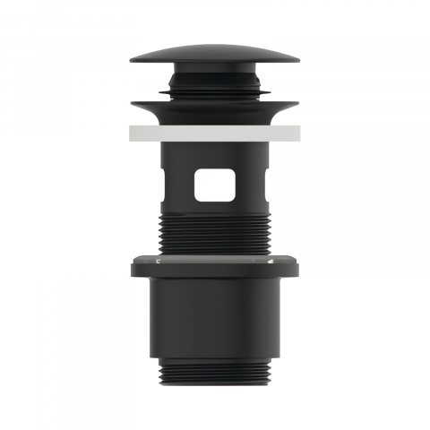 Ventil Click - Clack G1.1/4" pentru lavoar cu preaplin, negru mat Ideal Standard [1]