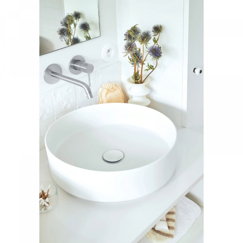 Ventil click-clack pentru lavoar, fara preaplin, alb mat WIRQUIN [4]