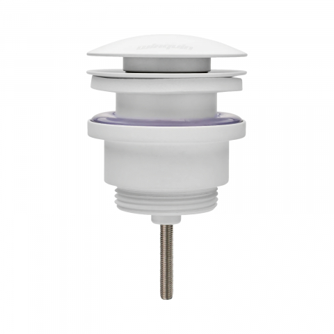 Ventil click-clack pentru lavoar, fara preaplin, alb mat WIRQUIN [1]