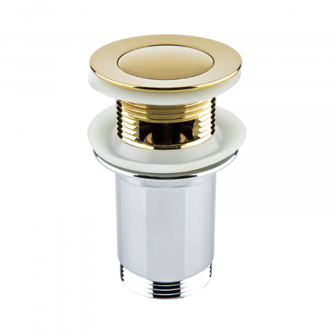 Sifoane lavoar si ventile - Ventil de scurgere cu sistem pop-up si preaplin SOFT Gold