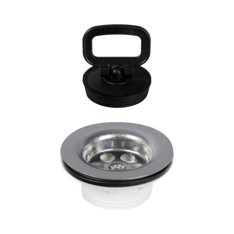 Sifoane lavoar si ventile - Ventil lavoar gratar inox 1.1/4" Eurociere