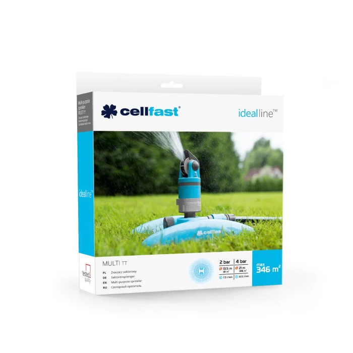 Aspersor sectorial Cellfast MULTI IDEAL cu bază fixă, 4 funcții [3]