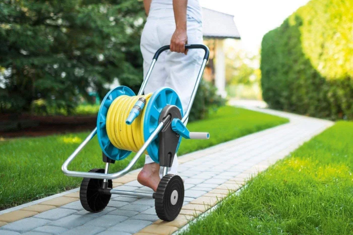 Cărucior cu tambur pentru furtun Cellfast ALUPLUS 60 m [3]