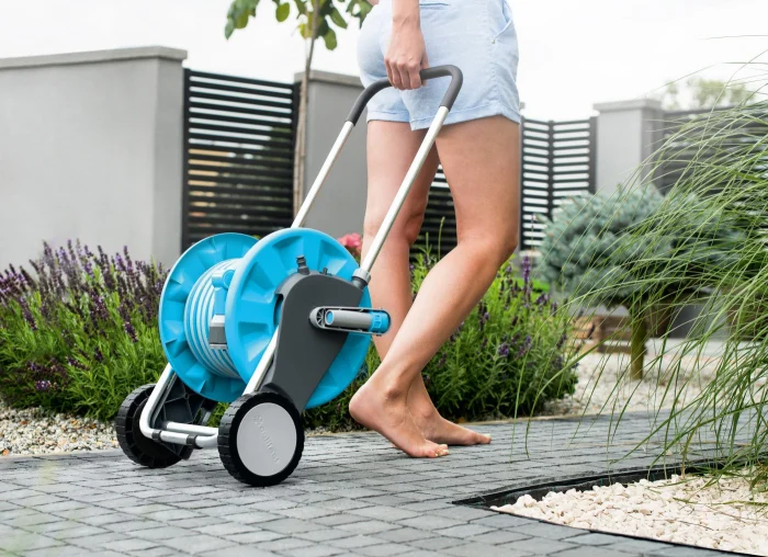 Cărucior cu tambur pentru furtun Cellfast COMPACT 45 m [4]