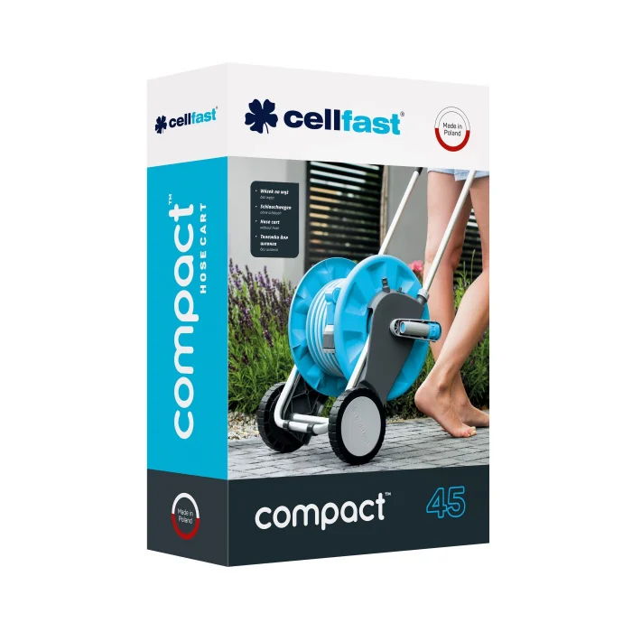 Cărucior cu tambur pentru furtun Cellfast COMPACT 45 m [2]