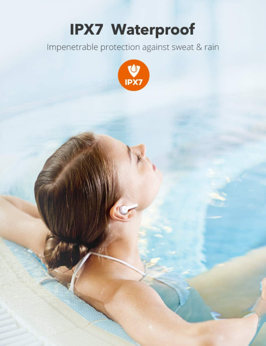 Casti audio In-Ear Taotronics TT-BH53 SoundLiberty , True Wireless, Bluetooth 5.0, TWS - Alb [2]