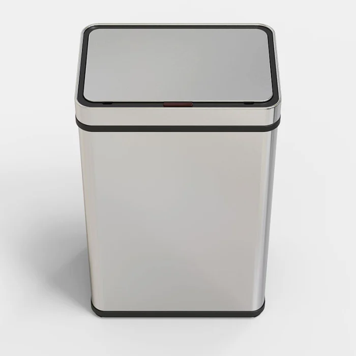 Coș de gunoi automat Rovotec SD-807, inox, 50 L, filtru carbon și Soft Close [2]