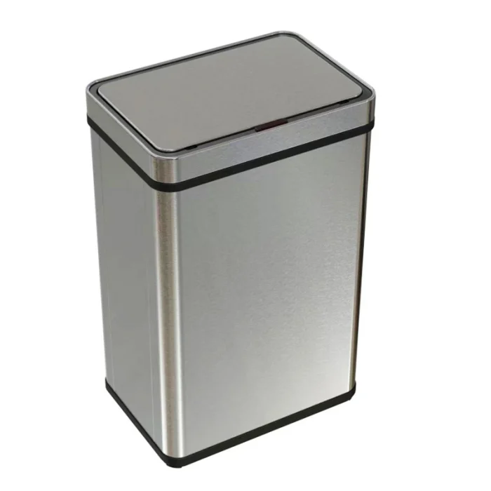 Coș de gunoi automat Rovotec SD-807, inox, 60 L, filtru carbon și Soft Close [3]