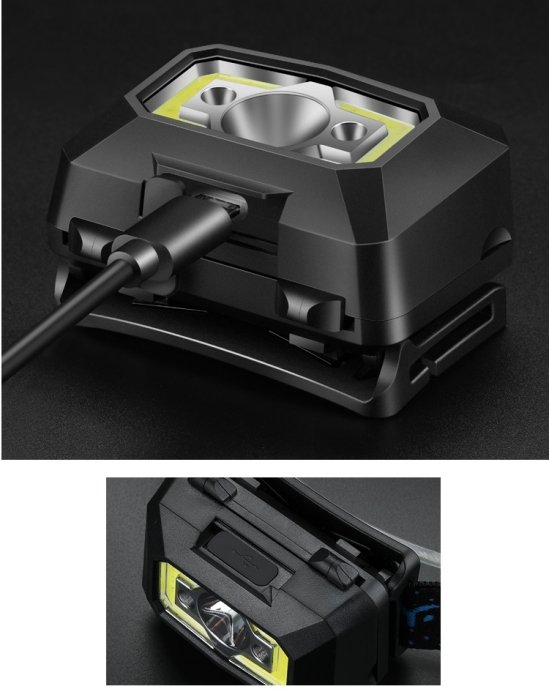 Lanterna LED pentru cap Supfire , USB, 500lm, 130m [4]