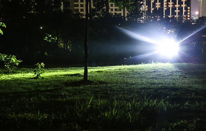Lanterna LED Supfire , USB, 440lm, 390m, PowerBank, incarcare USB, 3000mAh, lumina rosie [4]