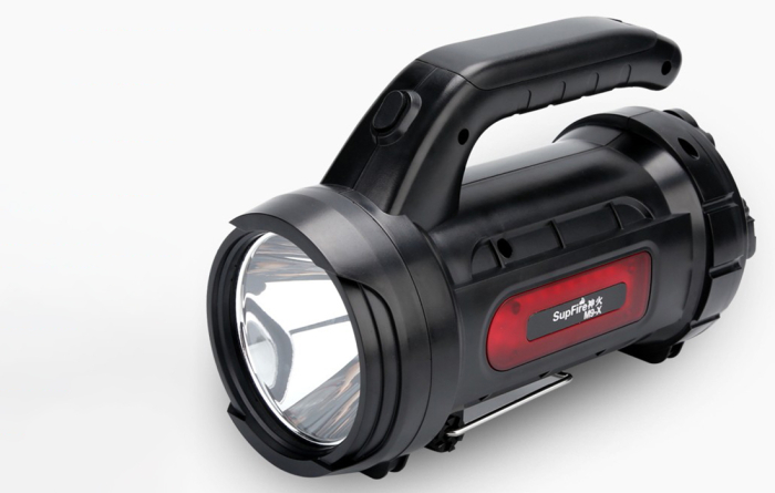 Lanterna LED Supfire , USB, 440lm, 390m, PowerBank, incarcare USB, 3000mAh, lumina rosie [5]