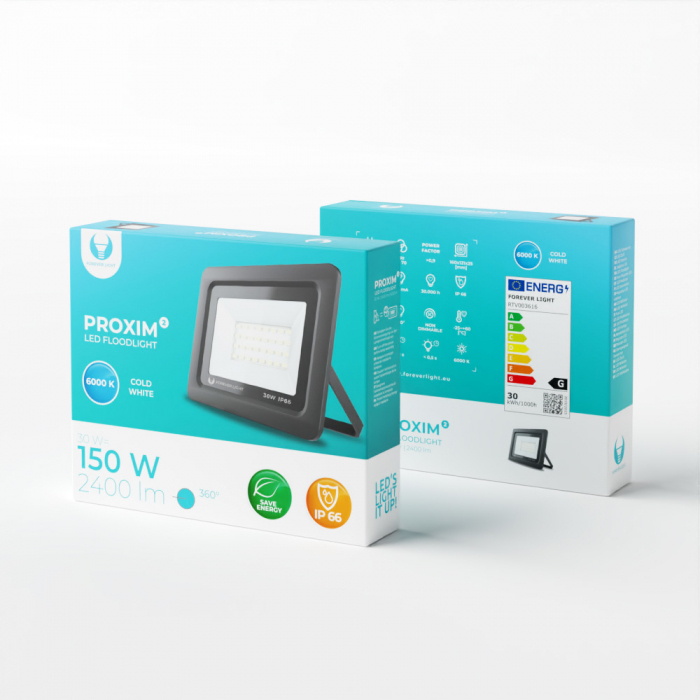 Proiector LED Forever Light PROXIM II de 30 W cu 2400 lm și IP66 [2]