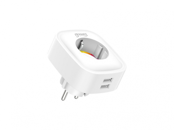 Set 2 prize inteligente WiFi Gosund SP112, 16A, 2X USB,Tuya, Monitorizare consum energie [4]