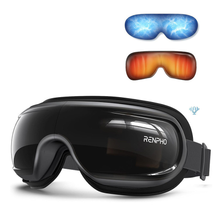 Îngrijire & Wellness - Aparat de masaj ochi RENPHO Eyeris 3, vibratii, compresie aer, functie incalzire, Bluetooth, muzica, pliabil, relaxare ochi, reducere oboseala oculara
