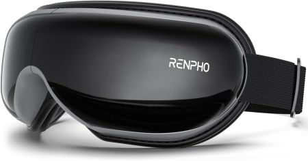 Îngrijire & Wellness - Aparat de masaj pentru ochi Renpho EM001 pentru masare cu Bluetooth, Muzica, Vibratii, 5 moduri, Negru
