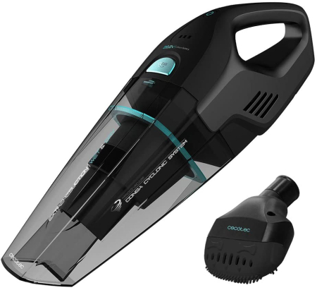 Casa & Confort - Aspirator de mana 2 in 1 Cecotec Conga Immortal ExtremeSuction, Volum 0,5 l, Tehnologie ExtremeSuction si Wet Dry, Sistem ciclonic, Autonomie 25 de minute, Negru