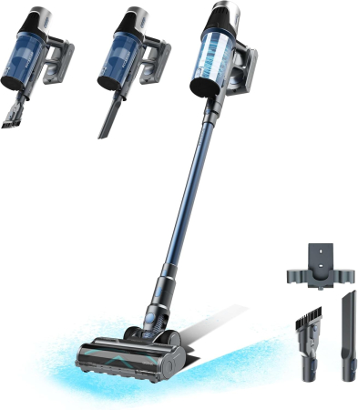 Curățenie - Aspirator vertical Cecotec Conga Rockstar RS50 X-Treme, 400W, 120 AW, 33,6 V, Acumulator 2200 mAh, Autonomie 60min