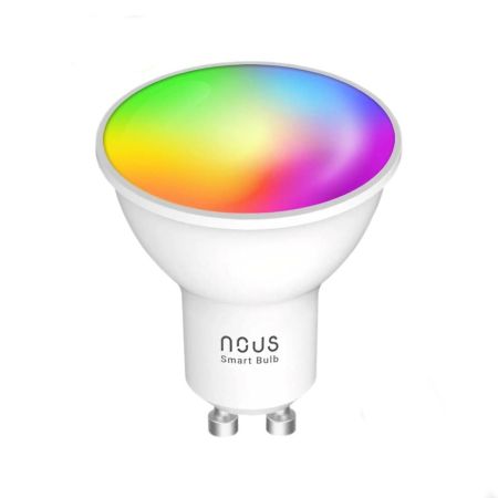 Casă Inteligentă - Bec LED RGB Smart NOUS P8, GU10, Control din aplicatie