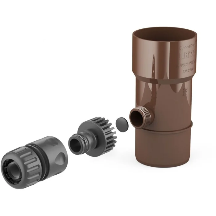 Exterior & Gradina - Colector de apă de ploaie Cellfast BRYZA 90 mm maro