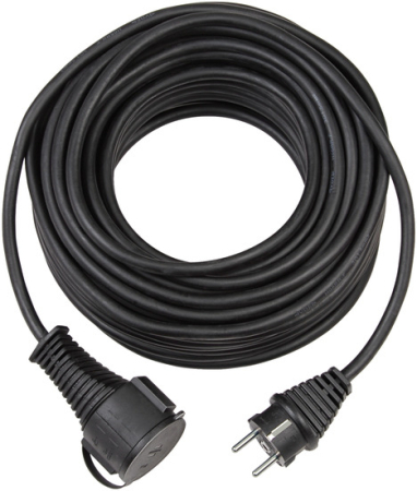 Bricolaj & Unelte - Cordon prelungitor Brennenstuhl, IP44, 5m, H05RR-F 3G1,5 - Negru