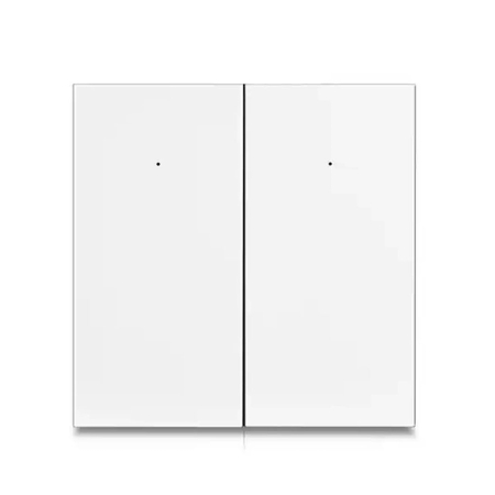 Întrerupătoare inteligente - Intrerupator Smart Rovo 1081WL, 2 canale, Wifi si Bluetooth, Tuya, Life Smart, Alexa si Google Assistant, fara nul