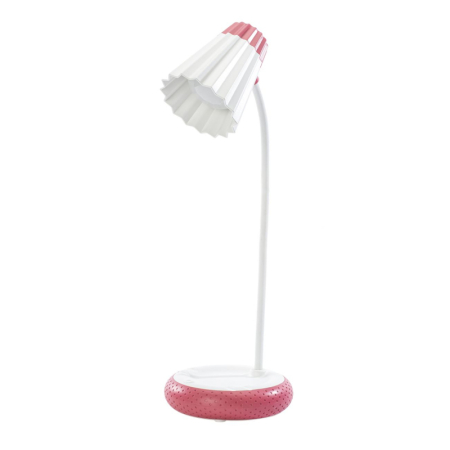 Casa & Confort - Lampa de birou LED Home , Acumulator 1200mAh, Control touch, 3 moduri, Incarcare USB, 3W - Rosu