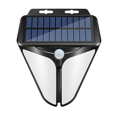 Lămpi solare - Lampa solara de perete Superfire , 6W LED, 280LM, 3 moduri, 1500mAh, incarcare solara si senzor de miscare