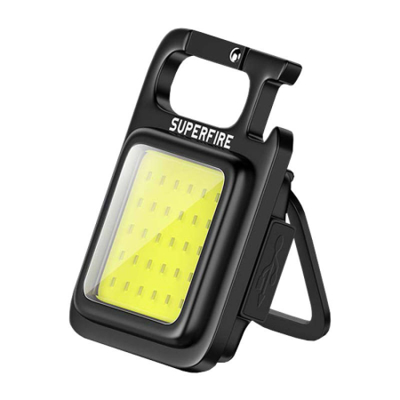 Lanterne & lămpi de lucru - Lanterna de buzunar tip breloc Superfire , 600lm, 500mAh, USB C