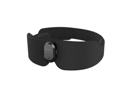 Îngrijire & Wellness - Masca de somn RENPHO EyeSnooze Aroma cu Bluetooth, muzica, aromaterapie si incalzire, confort ochi, pliabila, relaxare ochi, somn odihnitor, negru