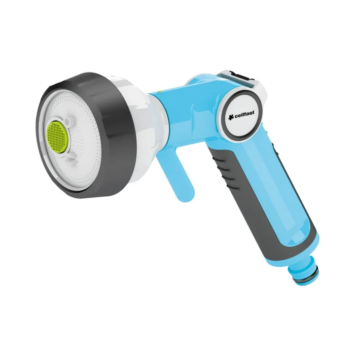 Pistol pentru stropit Cellfast ERGO™ cu 4 funcții și reglaj debit