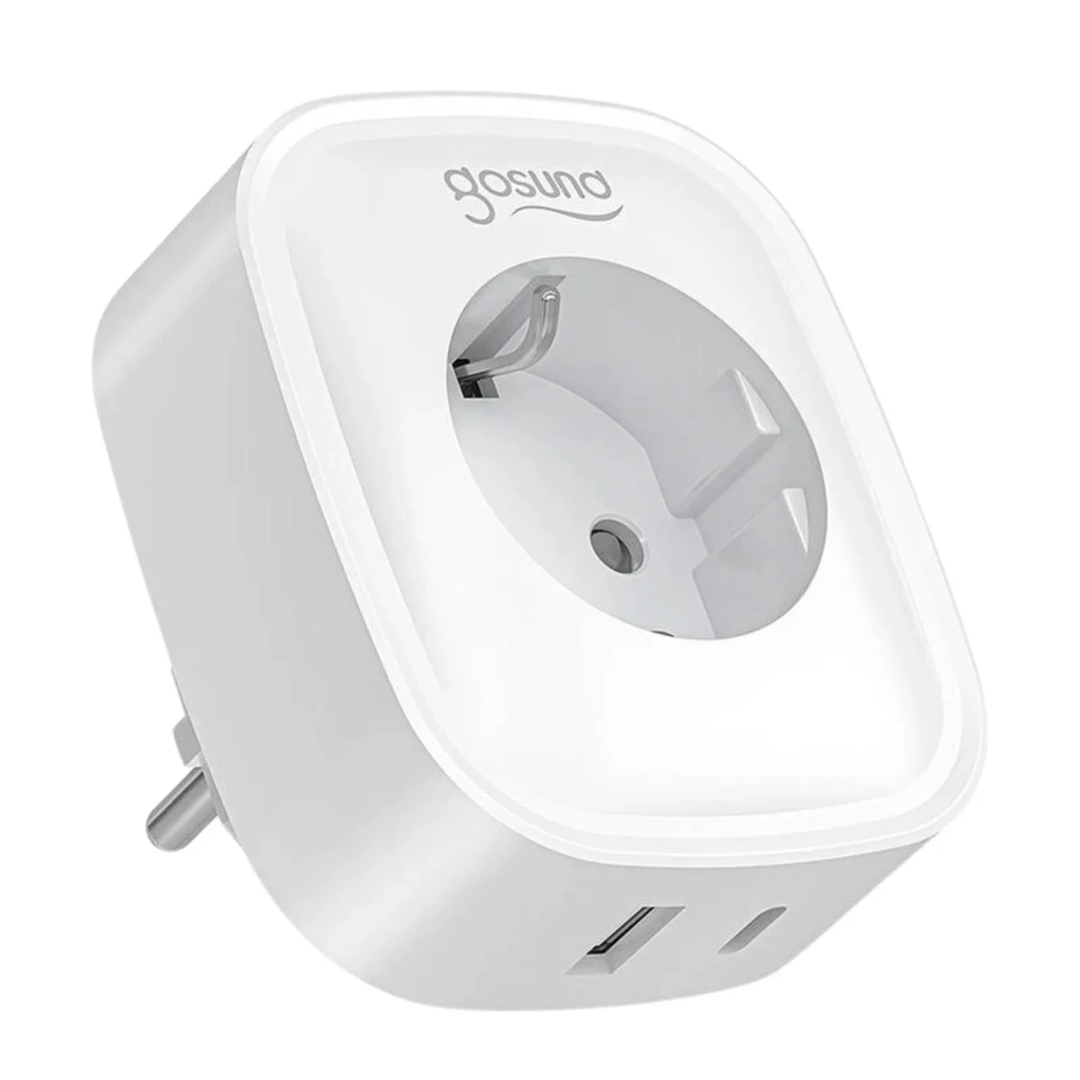 Prize inteligente - Priza inteligenta WiFi Gosund ,16A, USB USB-C, Bluetooth, Monitorizare consum energie