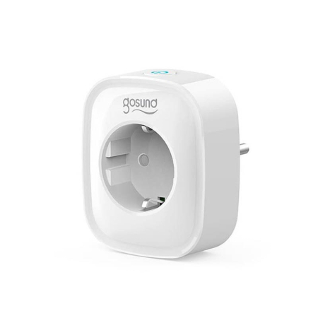 Casă Inteligentă - Priza Smart Gosund , 16A, Monitorizare consum energie, Smart Life, Tuya