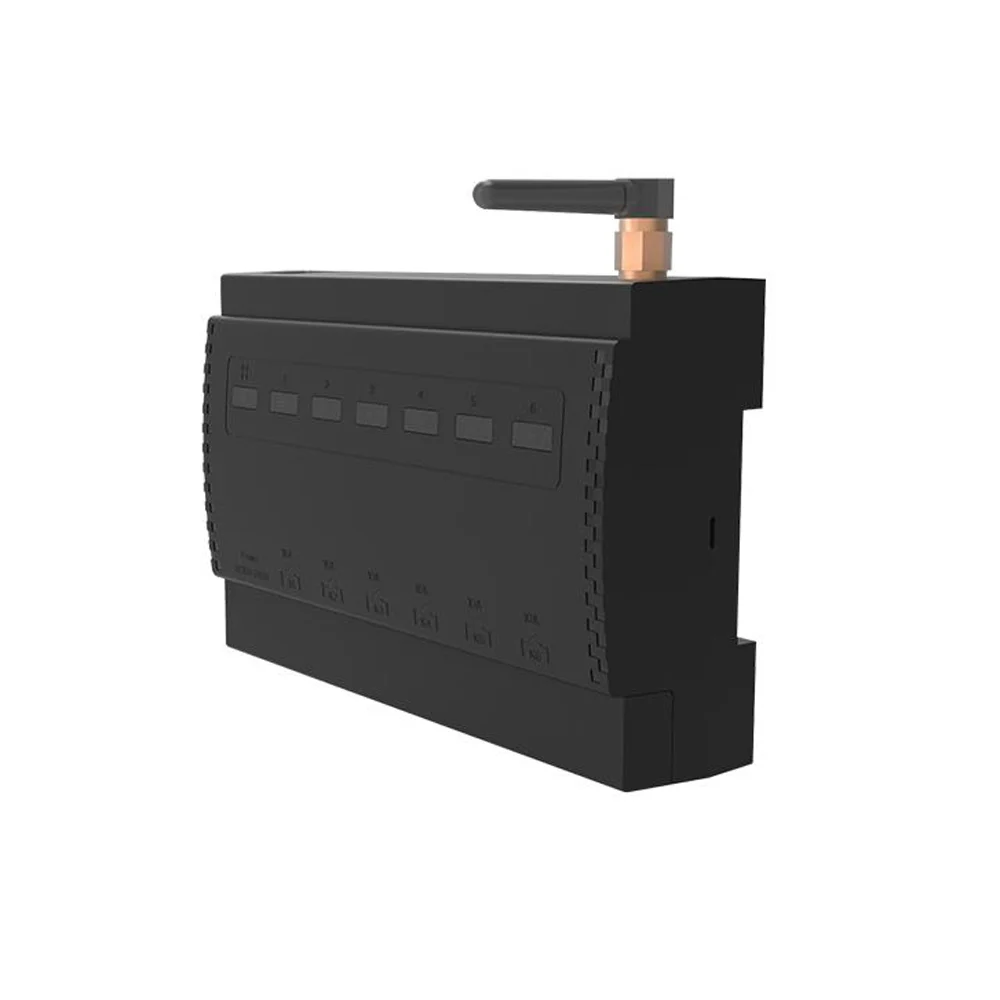 Casa & Confort - Releu inteligent Rovo ERC102 Kinetic, 6 canale, WiFi și RF 433 MHz, Tuya