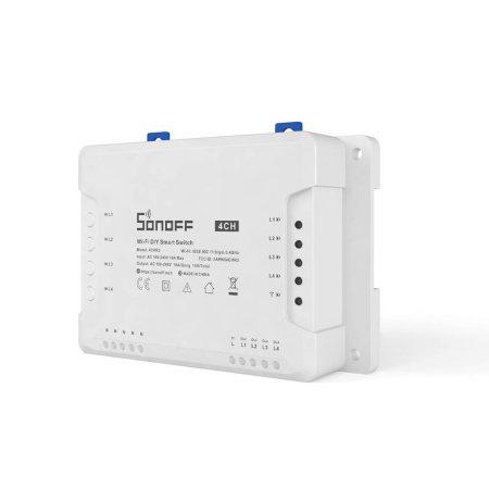 Casă Inteligentă - Releu Smart Wireless Sonoff , 4 canale, Alexa Google Home