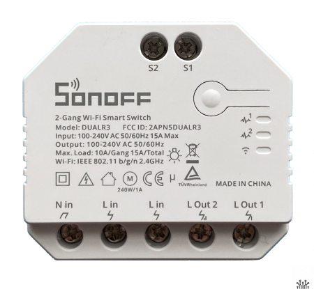 Casă Inteligentă - Releu Smart wireless Sonoff Dual R3
