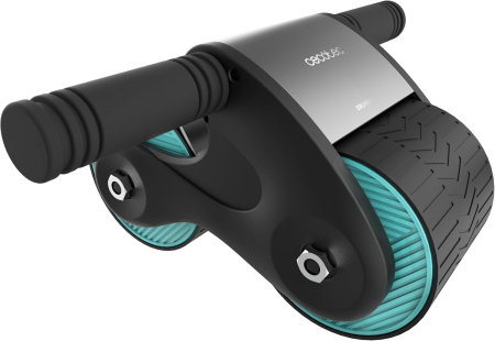 Familie & Timp Liber - Roata abdominala cu revenire Cecotec Drumfit AB Fit, covoras antialunecare inclus