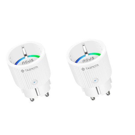 Automatizări Smart Home - Set 2 prize Inteligente WiFi NOUS A8T, 10A - Tasmota, ESP32