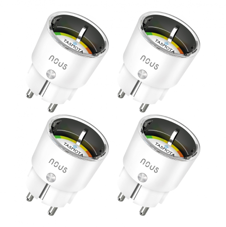 Automatizări Smart Home - Set 4 Prize Inteligente WiFi NOUS A1T, 16A - Tasmota