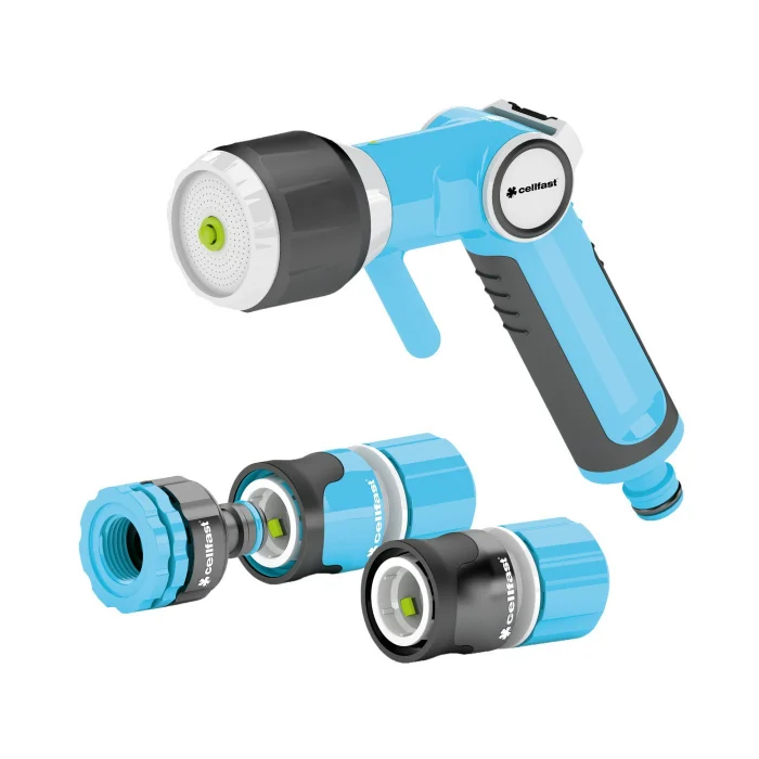 Exterior & Gradina - Set pistol pentru stropit Cellfast ERGO™ cu conectori 1/2"-5/8"