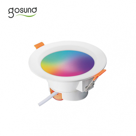 Iluminat inteligent - Spot LED incastrabil Gosund , RGB+CW,5W, Control din aplicatie