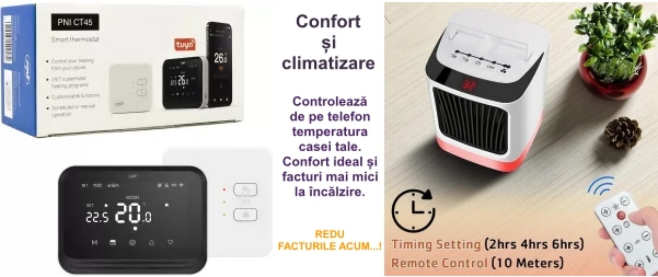 CONFORT SI CLIMATIZARE