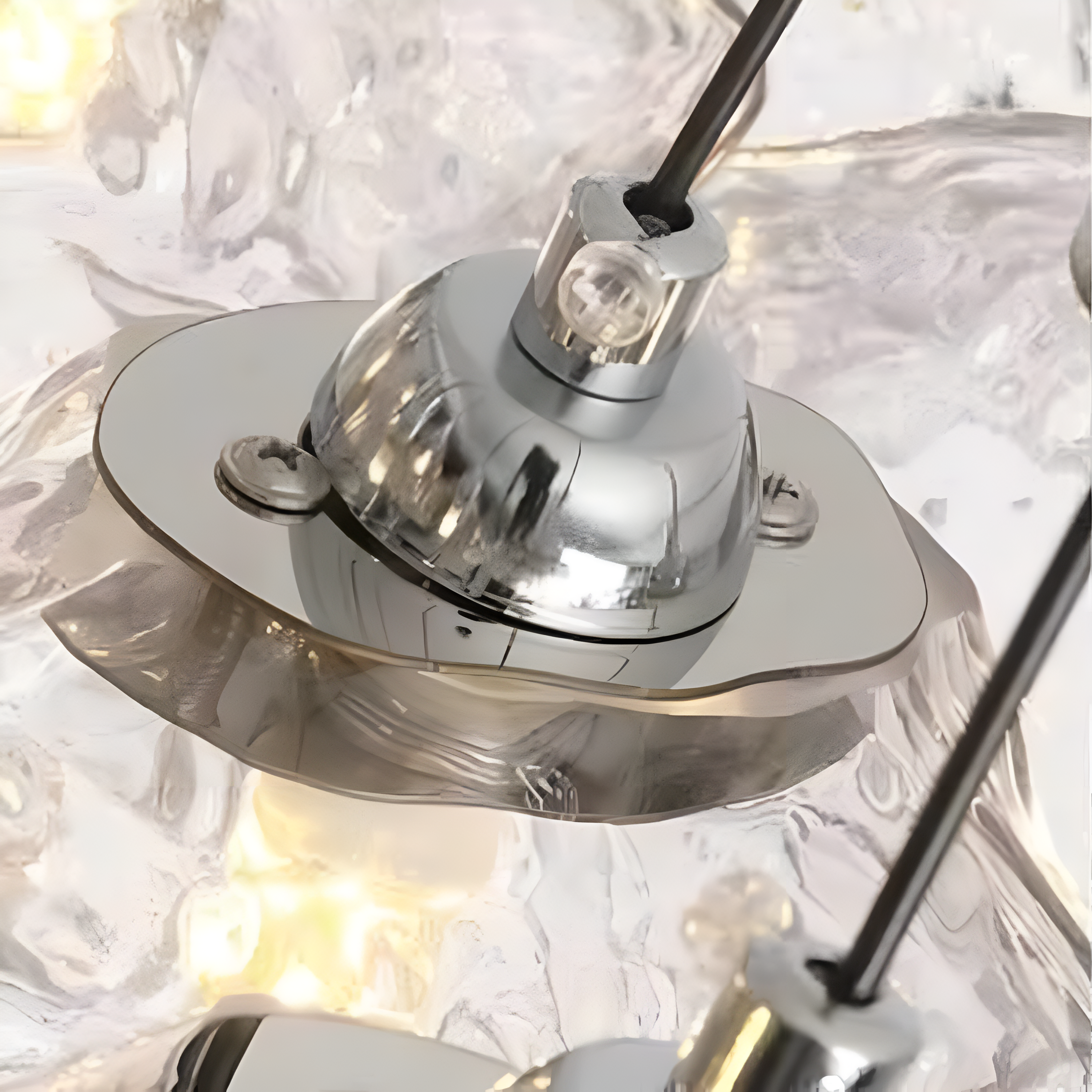 Lustra MODERNA ECOLUCE, Glob, 13xE27, Inaltime Reglabila, Crom [1]