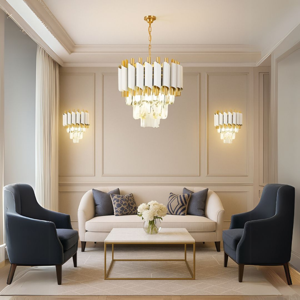 Aplica Candelabru Cristal VERSAILLES Piccolo, 2xE14, Alb [3]