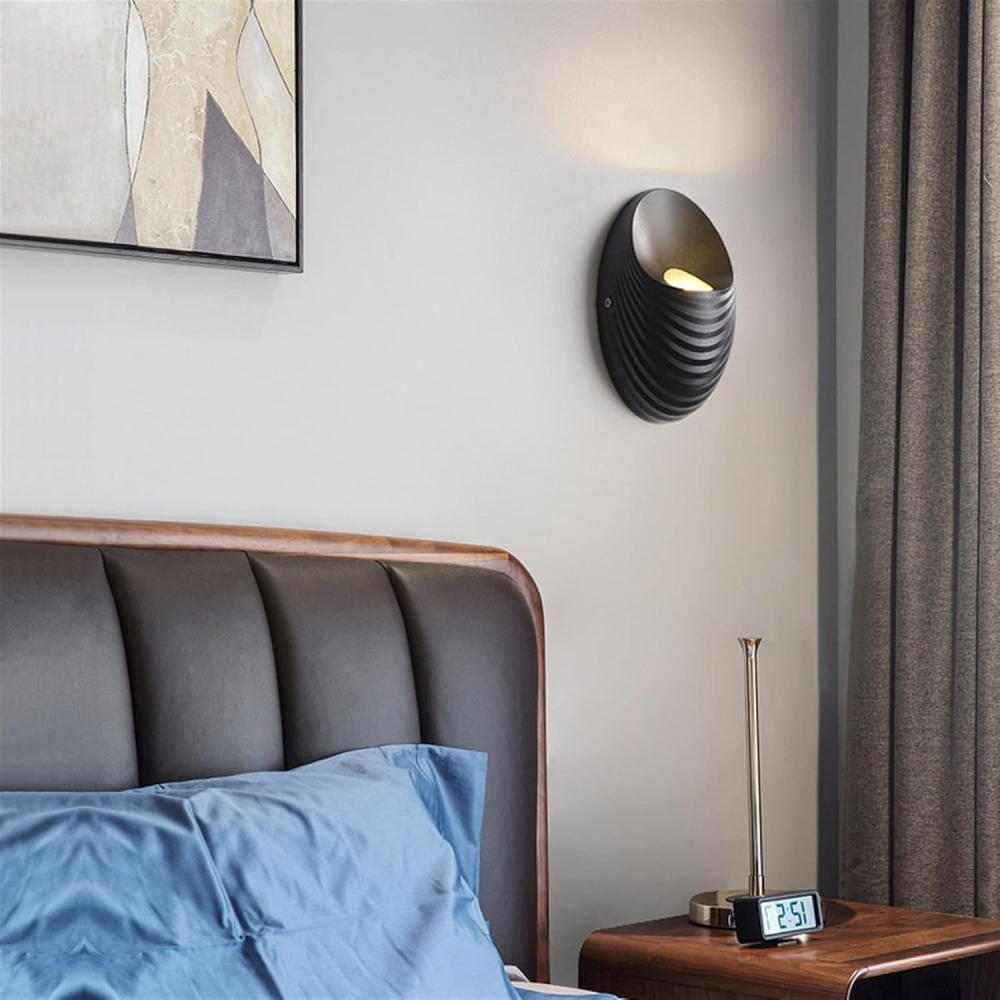 Aplica Exterior Shell, 5W, 3000K, Negru [2]