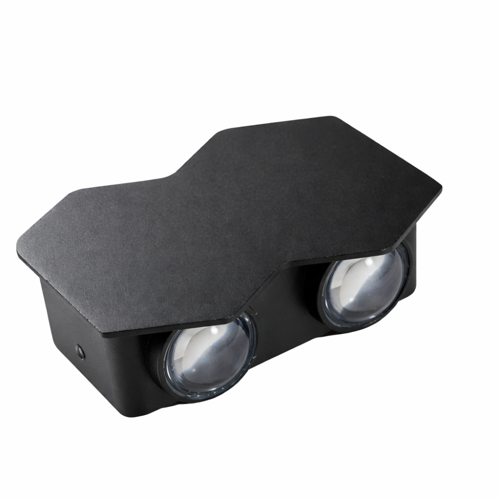 Aplica LED AX231, Exterior si Interior, 4 Surse, 10W, Negru, 3000K [4]