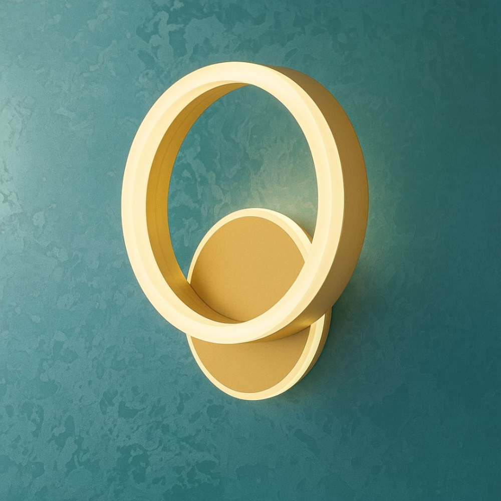 Aplica LED Dario, 33W, Lumina Rece/Calda/Neutra, Auriu [3]