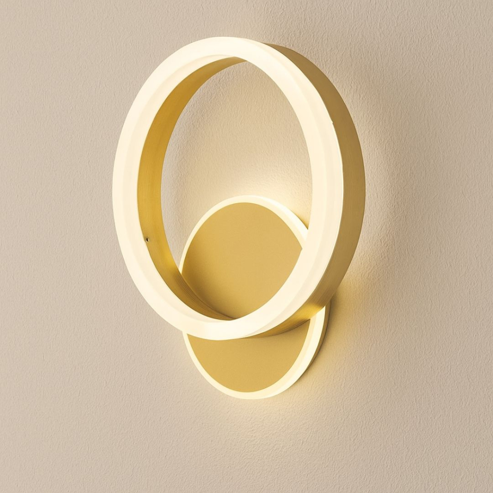 Aplica LED Dario, 33W, Lumina Rece/Calda/Neutra, Auriu [4]