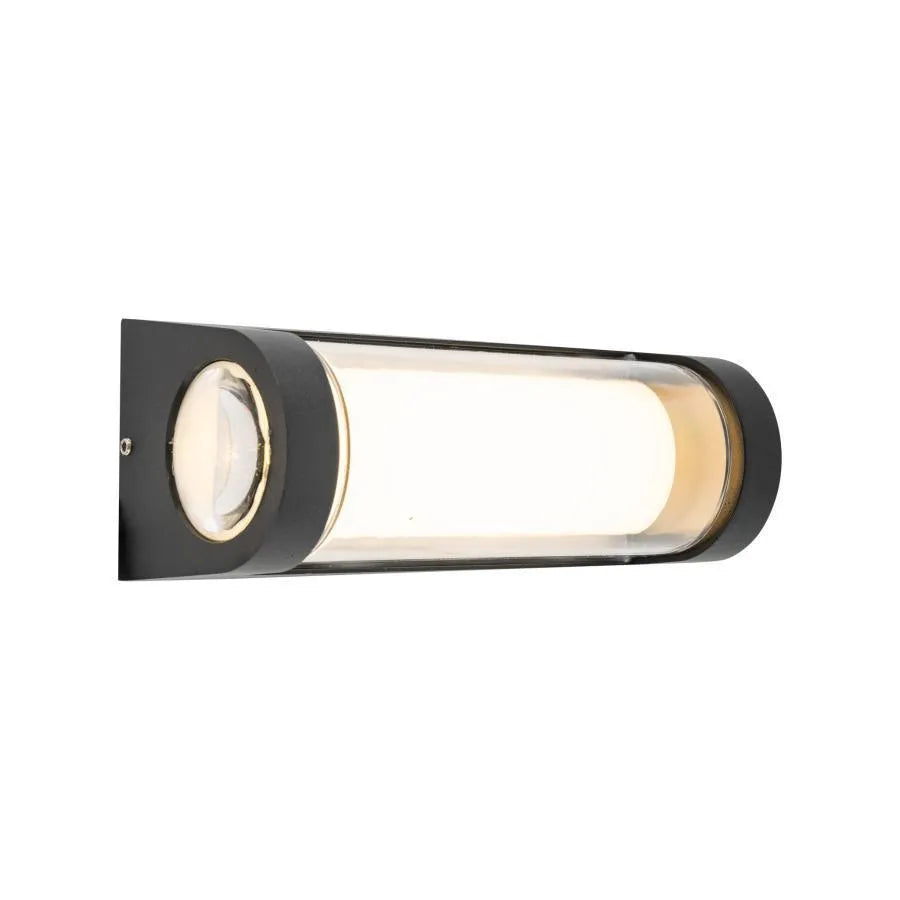 Aplica LED de Exterior Han, 12W, Metal, Negru [2]
